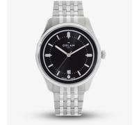 Orlam Mens Pulse Black Dial Silver Bracelet Watch ORSSBPU003