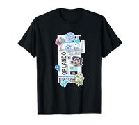 Orlando Boarding Pass Florida Ticket Pass Famous Landmarks T-Shirt