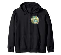 Orlando, FL Florida Retro postcard Zip Hoodie