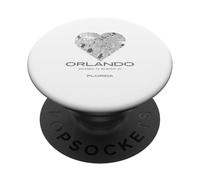 Orlando Florida Map PopSockets Adhesive PopGrip
