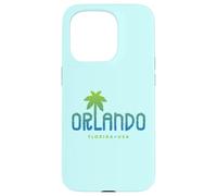 Orlando Florida Palm Tree Design Case for iPhone 15 Pro