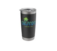 Orlando Florida Palm Tree Design Stainless Steel Insulated Tumbler