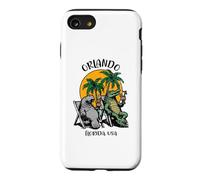 Orlando Florida USA Funny Manatee Alligator Design Case for iPhone SE (2020) / 7/8