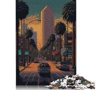Orlando Pixel Art Jigsaw Puzzles Puzzle for Adults Kids. 1000 Pieces Impossible Challenge Toy Educational Games Home Decoration for Educational Games Gifts 1000pcs (38x26cm)