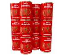 Orlando Tomate Frito 12 x 400g | Authentic Spanish Fried Tomato Sauce | Smooth Sofrito Base for Pasta, Pizza & Meatballs | Gluten Free & Vegan | Traditional Spanish Cooking Sauce