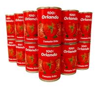 Orlando Tomate Frito 24x 400g Spanish Tomato Sauce Sofrito Base Smooth Pasta, Pizza, Meatballs Sauce Gluten Free & Vegan, Vegetarian Friendly Iberica
