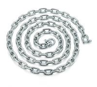 ORLANG Galvanized Steel Anchor Chain, 1/4" X 10' Boat Anchor Chain, Anchor Lead Chain with Double Boat Anchor Shackle, Marine Anchor Chain for Different Anchors, Anchor Chains for Boats