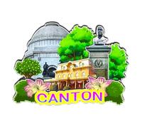 Orlaybar Canton Ohio USA America Decorative Magnet 3D Refrigerator City Travel Souvenir Tourist Gifts Handmade Craft Fridge Magnet Home Decoration -1979