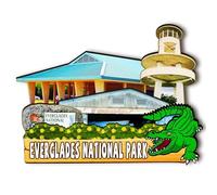 Orlaybar Everglades National Park Florida (FL) America Decorative Magnet 3D Refrigerator City Travel Souvenir Tourist Gifts Handmade Craft Fridge Magnet Home Decoration -323