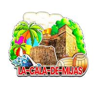 Orlaybar La Cala de Mijas Andalucia Spain Decorative Magnet 3D Refrigerator City Travel Souvenir Tourist Gifts Handmade Craft Fridge Magnet Home Decoration -4137