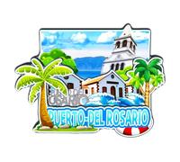 Orlaybar Puerto del Rosario Canary Islands Spain Decorative Magnet 3D Refrigerator City Travel Souvenir Tourist Gifts Handmade Craft Fridge Magnet Home Decoration -3632