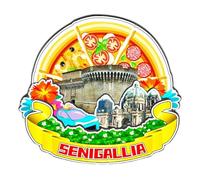 Orlaybar Senigallia Marche Italy Decorative Magnet 3D Refrigerator City Travel Souvenir Tourist Gifts Handmade Craft Fridge Magnet Home Decoration -2609
