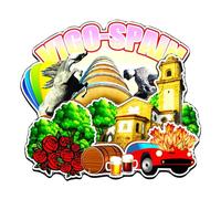 Orlaybar Vigo Galicia Spain Decorative Magnet 3D Fridge City Travel Souvenir Tourist Gifts Handmade Craft Fridge Magnet Home Decoration-4091