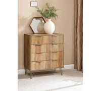 Orleans 4 Drawer Chest Metallic