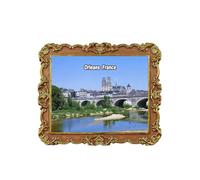 Orleans France Refrigerator Magnet 3D Travel Souvenir Fridge Decoration Magnetic Sticker Craft Collection