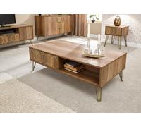 Orleans Industrial Lamp Coffee Table Console Desk Cabinet Living Room Mango