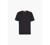Orlebar Brown Mens Black/summer Red X Automobili Lamborghini Brand-print Relaxed-fit Cotton-blend T-shirt L