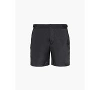Orlebar Brown Mens Granite X Automobili Lamborghini Brand-print Regular-fit Swim Shorts 34