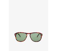 Orlebar Brown Orlebar Brown Danny Square Acetate Sunglasses Tortoiseshell/Green 1Size