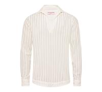 Orlebar Brown vertical-striped chenille shirt - White XS-S-M-L-XL-XXL
