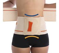 Orliman - Medically Approved -Evotec Semi Rigid Lumbosacral Orthosis-For Post Op/Trauma, Lumbar Instabilities,Metastasis,Osteoporosis,Herniated Disc,Muscular Weakness - Size 3 83-91 Hip Circ Beige