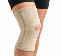 Orliman Medically Approved - Stretch Elastic Knee Support With Stays - Supplied to UK Hospitals for Arthritis/Tendonitis/Instability of the knee (LARGE - Knee Circ:41-48cm)