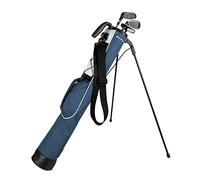 Orlimar Pitch 'n Putt Golf Lightweight Stand Carry Bag, Plaid Poly Azure Blue