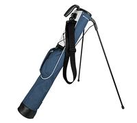 Orlimar Pitch 'n Putt Golf Lightweight Stand Carry Bag, Plaid Poly Steel Blue