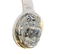 ORLINSKI Bluetooth Headphones, CAQKON1001-267 V2 2025 40mm Speaker, Bluetooth 5.1, Microphone, 6 Hours Battery Life, Silver