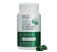 Orlo Focus & Memory Gummies - Nootropic Supplement for Adults with Lion’s Mane, L-Theanine, Phosphatidylserine, Spirulina, Vitamin B6 & B12 Methylcobalamin (60 Gummies)