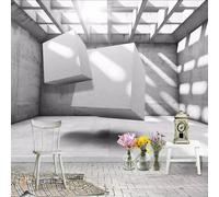 ORLUMY Custom Size 3D Stereoscopic Space Abstract Geometric Lattice Murals Living Room Bedroom Wall Mural Photo Wallpaper-200X140Cm