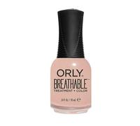 ORLY Breathable Treatment + Colour, Sheer Luck Nail Polish 18ml | Breathable care formula with argan oil, vitamin B5 & C: nourishes the nails and comes without additional base and top coat