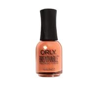 ORLY Breathable Treatment + Colour, Sunkissed Nail Polish 18ml | Breathable care formula with argan oil, vitamin B5 & C: nourishes the nails and comes without additional base and top coat