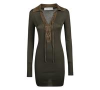 Orly Dress - female - Golden Goose - Knitted Dresses - Green - S - Dresses S