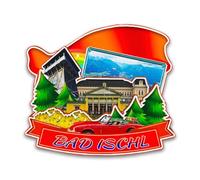 Orlybar Bad Ischl Austria Fridge Magnet Wooden 3D Landmarks Travel Collectible Souvenirs Decoration Handmade Refrigerator Magnet -6043