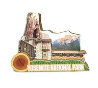 Orlybar USA Yosemite National Park Magnet Fridge Magnet Wooden 3D Landmarks Travel Collectible Souvenirs Decoration Handmade California