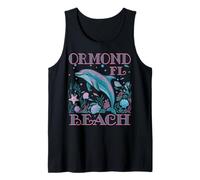 ORMOND BEACH FL DOLPHIN LOVER COLORFUL BEACH SOUVENIR Tank Top