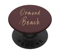 Ormond Beach Florida Vintage elegant design PopSockets Adhesive PopGrip