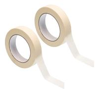 Ormromra 2 Pcs Masking Tape, 15mm x 50m, Artist Tape for Painting Office, Crafts & more, Drafting Art, Decorators Professional