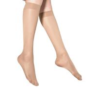 Ormromra Women's 6 Pairs Knee High Pop Socks,Knee-Highs Breathable, Nude Sheer Pop Socks Soft One Size