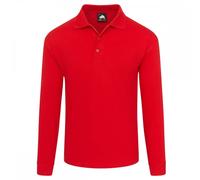 Weaver Long Sleeved Poloshirt - Red - 5XL