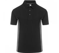Orn Clothing 1180 Silverswift Two Tone Poloshirt Black/Graphite XL Col XL