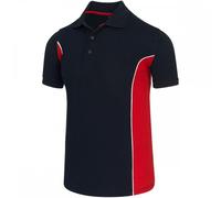 Orn Clothing 1180 Silverswift Two Tone Poloshirt Navy/Red M Colour: Na M