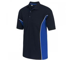 Orn Clothing 1180 Silverswift Two Tone Poloshirt Navy/Royal 5XL Colour 5XL