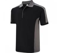 Orn Clothing 1188 Avocet Two Tone Poloshirt Black/Graphite L Colour: B L