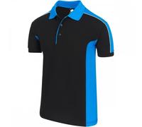 Orn Clothing 1188 Avocet Two Tone Poloshirt Black/Reflex Blue 5XL Colo 5XL