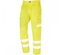 Orn Clothing 6700 Deluxe Hi-Vis Condor Cargo Trouser Hi-Vis Yellow Wai 28" 29"