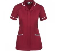 Orn Clothing 8600 Florence Classic Tunic Maroon with White Trim UK 18 UK 18