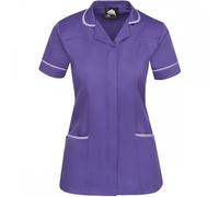 Orn Clothing 8600 Florence Classic Tunic Purple with Lilac Trim UK 24 UK 24
