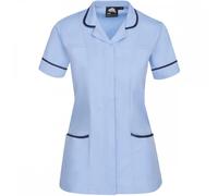 Orn Clothing 8600 Florence Classic Tunic Sky with Navy Trim UK 18 Colo UK 18